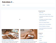 Tablet Screenshot of pedraleticia.com